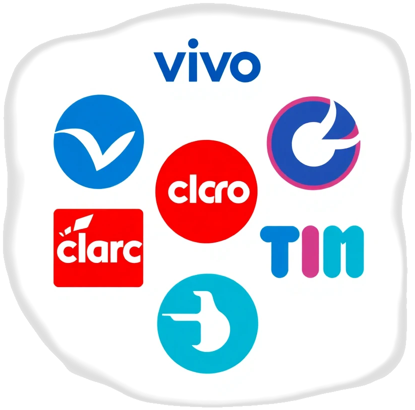 Ícones de operadoras de celular